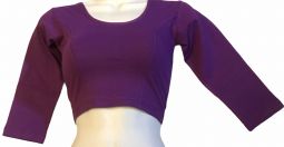 Long sleeve Stretch Choli PURPLE